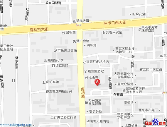 北京梨園劇場マップ